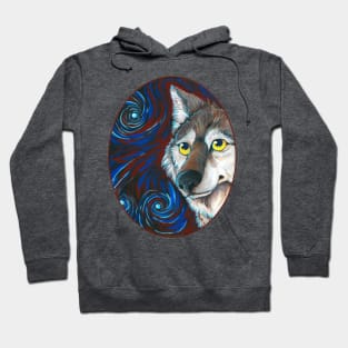 Wolf Swirls Hoodie